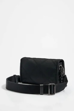 Mujer BIMBA Y LOLA Bolsos Nylon<Bolso Solapa Pequeno Negro