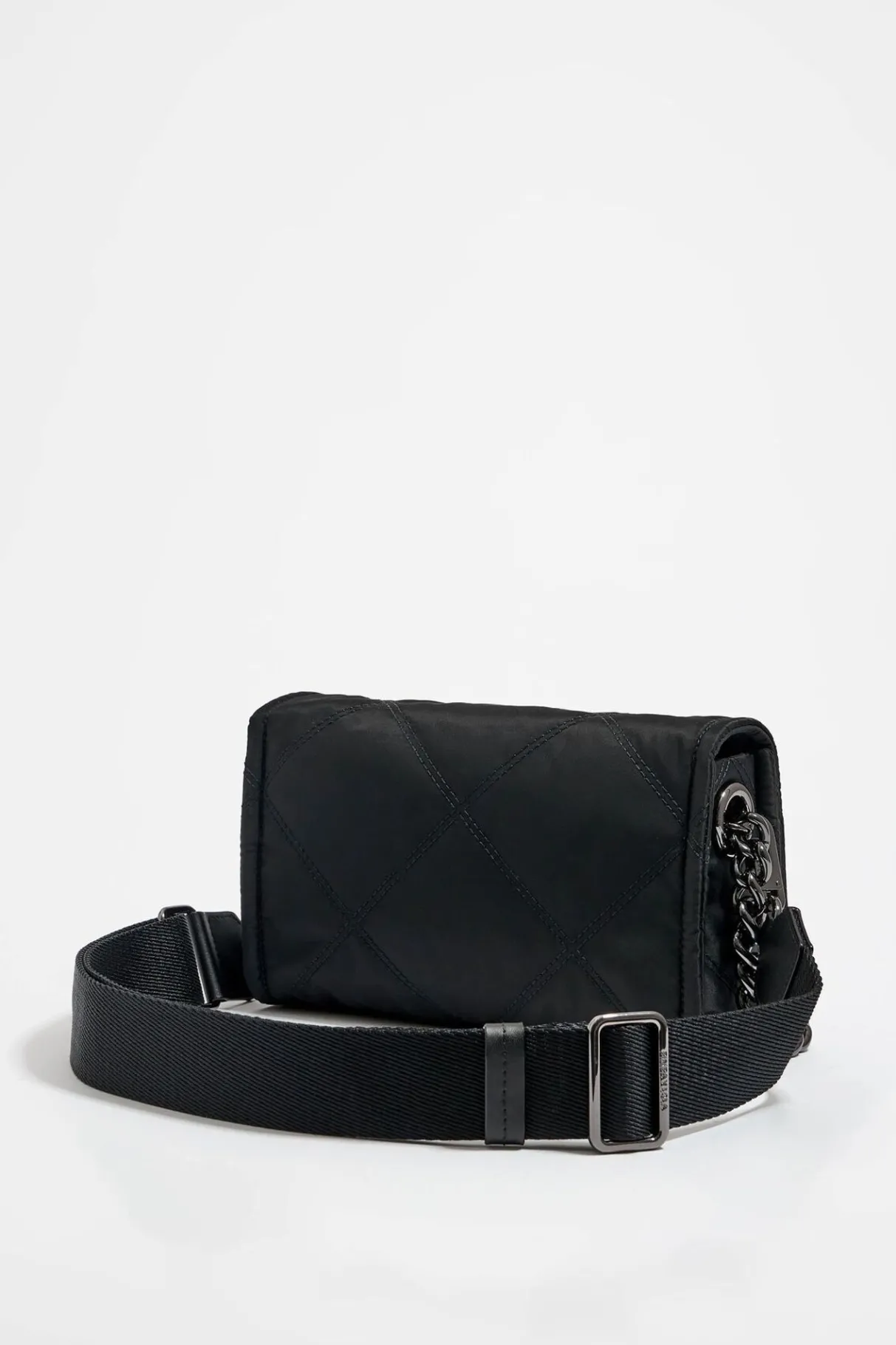Mujer BIMBA Y LOLA Bolsos Nylon<Bolso Solapa Pequeno Negro
