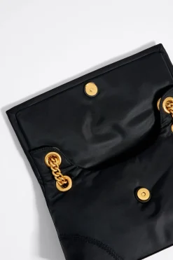 Mujer BIMBA Y LOLA Bolsos Nylon<Bolso Solapa Pequeno Negro