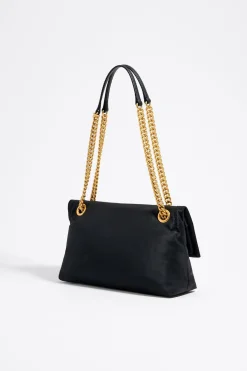 Mujer BIMBA Y LOLA Bolsos Nylon<Bolso Solapa Pequeno Negro