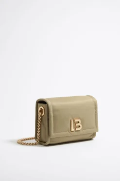 Mujer BIMBA Y LOLA Bolsos Nylon<Bolso Solapa Pequeno Nylon Caqui Claro