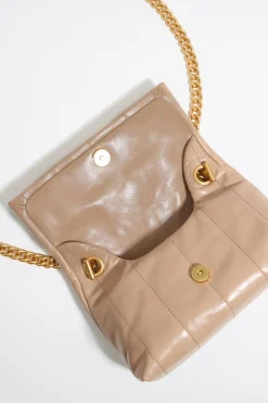 Mujer BIMBA Y LOLA Bolsos Piel<Bolso Solapa Pequeno Piel Camel
