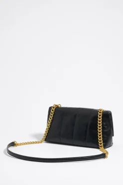 Mujer BIMBA Y LOLA Bolsos Piel<Bolso Solapa Pequeno Piel Negro