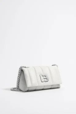 Mujer BIMBA Y LOLA Bolsos Piel<Bolso Solapa Pequeno Piel Napa Blanco Roto
