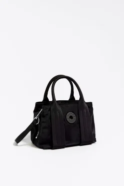 Mujer BIMBA Y LOLA Bolsos Nylon<Bolso Tote Mini Negro