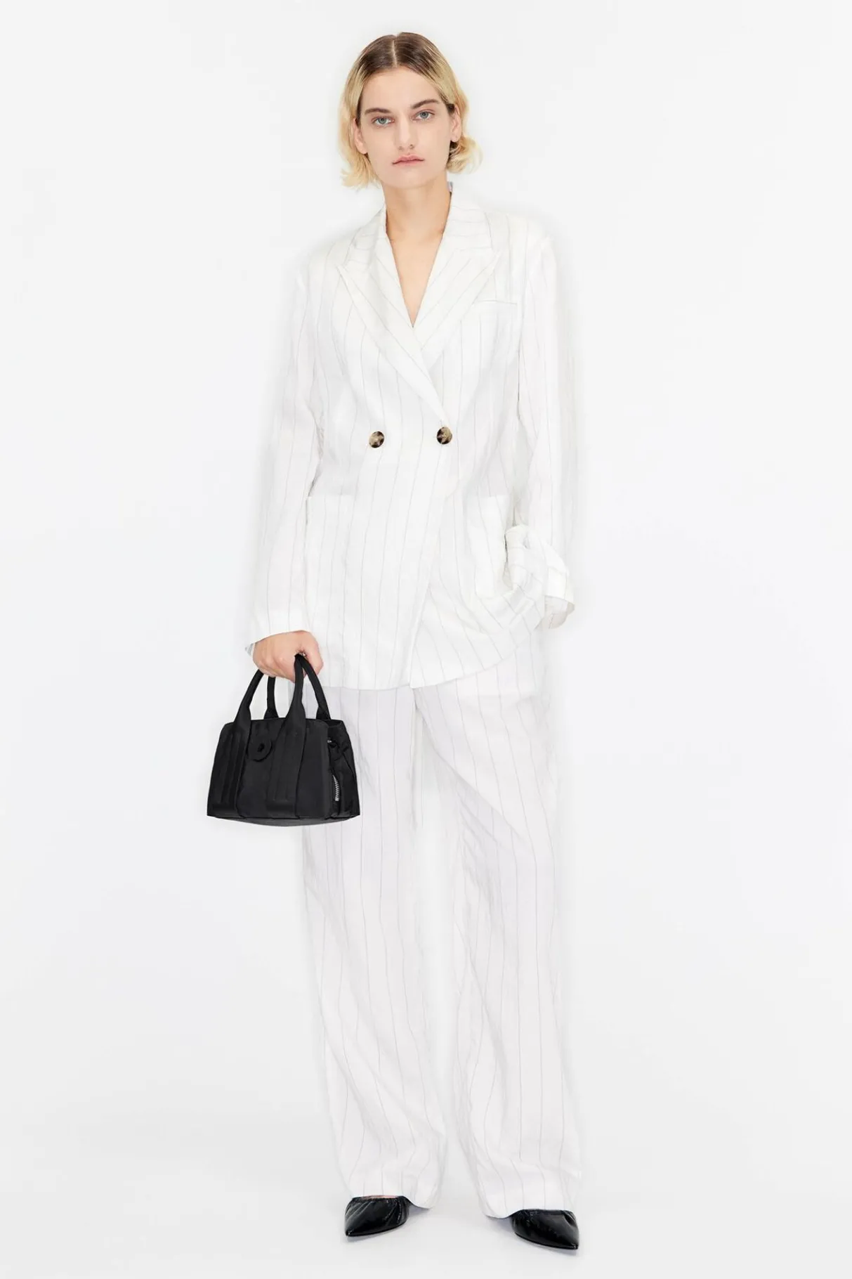 Mujer BIMBA Y LOLA Bolsos Nylon<Bolso Tote Mini Negro