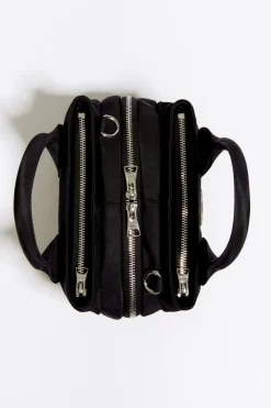 Mujer BIMBA Y LOLA Bolsos Nylon<Bolso Tote Mini Negro