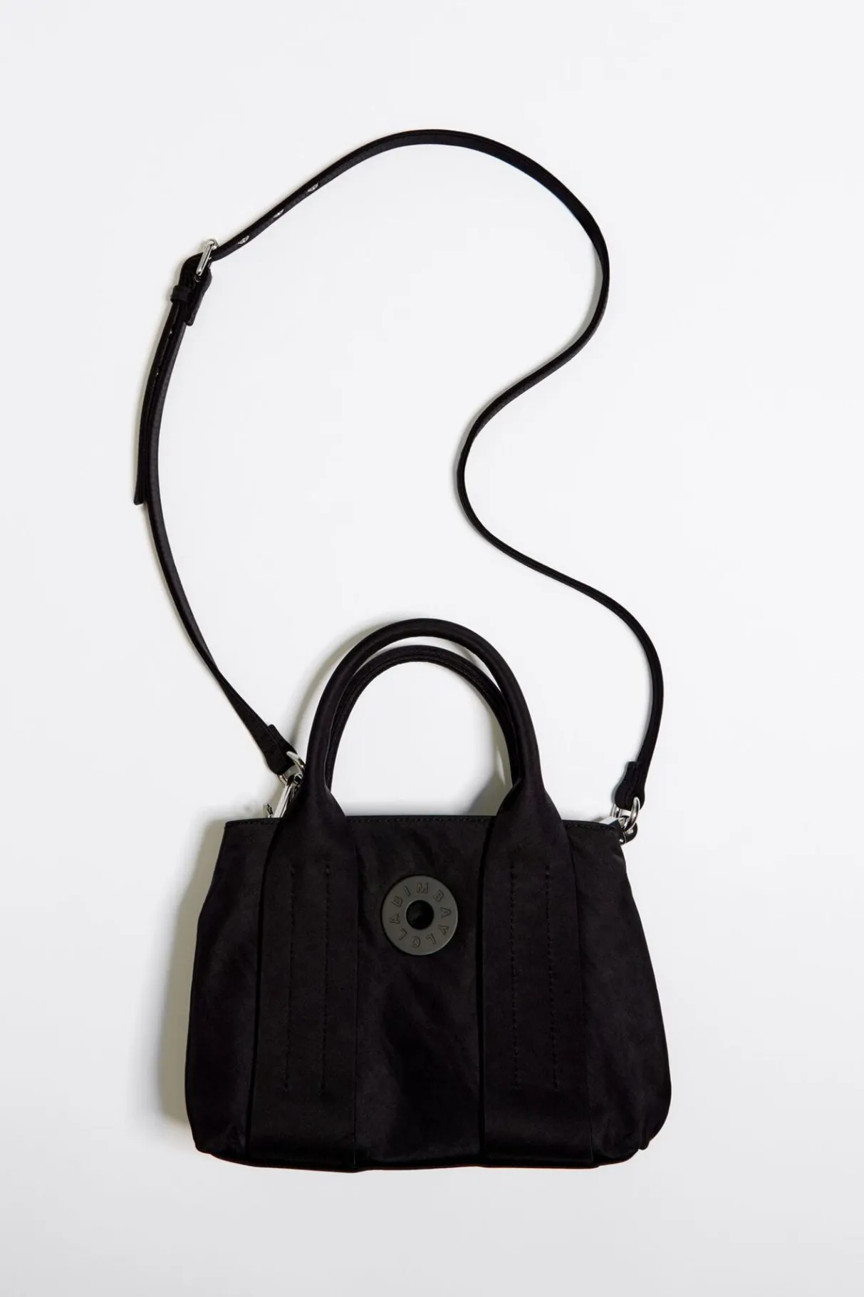 Mujer BIMBA Y LOLA Bolsos Nylon<Bolso Tote Mini Negro
