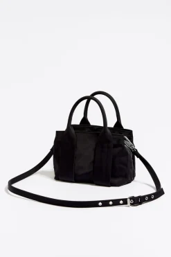 Mujer BIMBA Y LOLA Bolsos Nylon<Bolso Tote Mini Negro