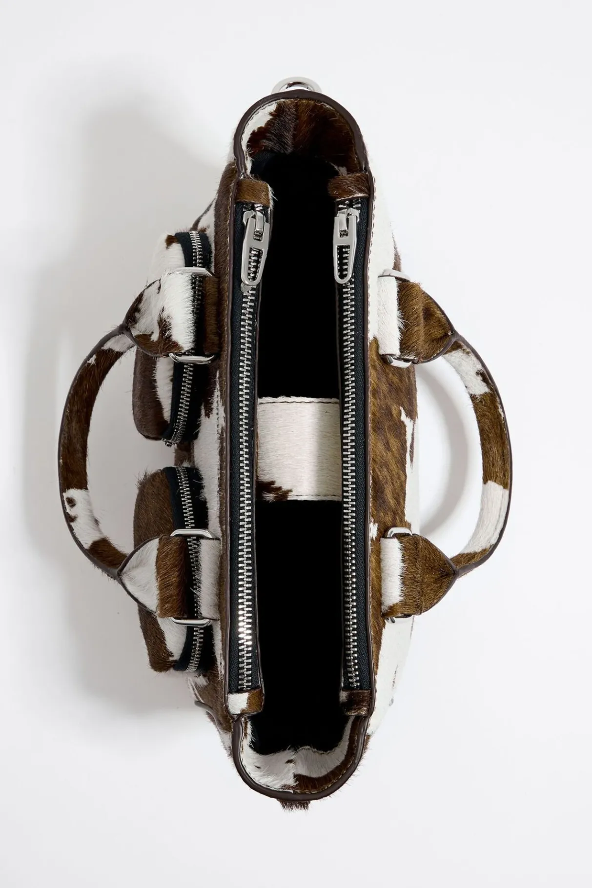 Mujer BIMBA Y LOLA Bolsos Pocket<Bolso Tote Pocket Mediano Piel Print Vaca