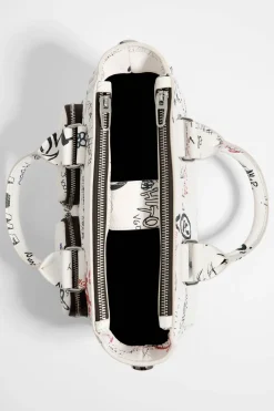 Mujer BIMBA Y LOLA Bolsos Pocket<Bolso Tote Pocket Mediano Piel Wall Is Love