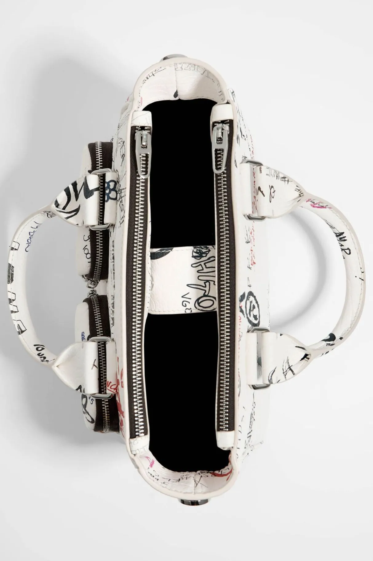 Mujer BIMBA Y LOLA Bolsos Pocket<Bolso Tote Pocket Mediano Piel Wall Is Love