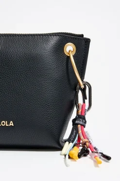 Mujer BIMBA Y LOLA Bolsos Piel<Bolso Trapecio Mediano Piel Negro