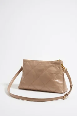 Mujer BIMBA Y LOLA Bolsos Piel<Bolso Trapecio Mediano Piel Camel