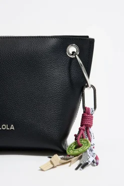 Mujer BIMBA Y LOLA Bolsos Piel<Bolso Trapecio Mediano Piel Negro