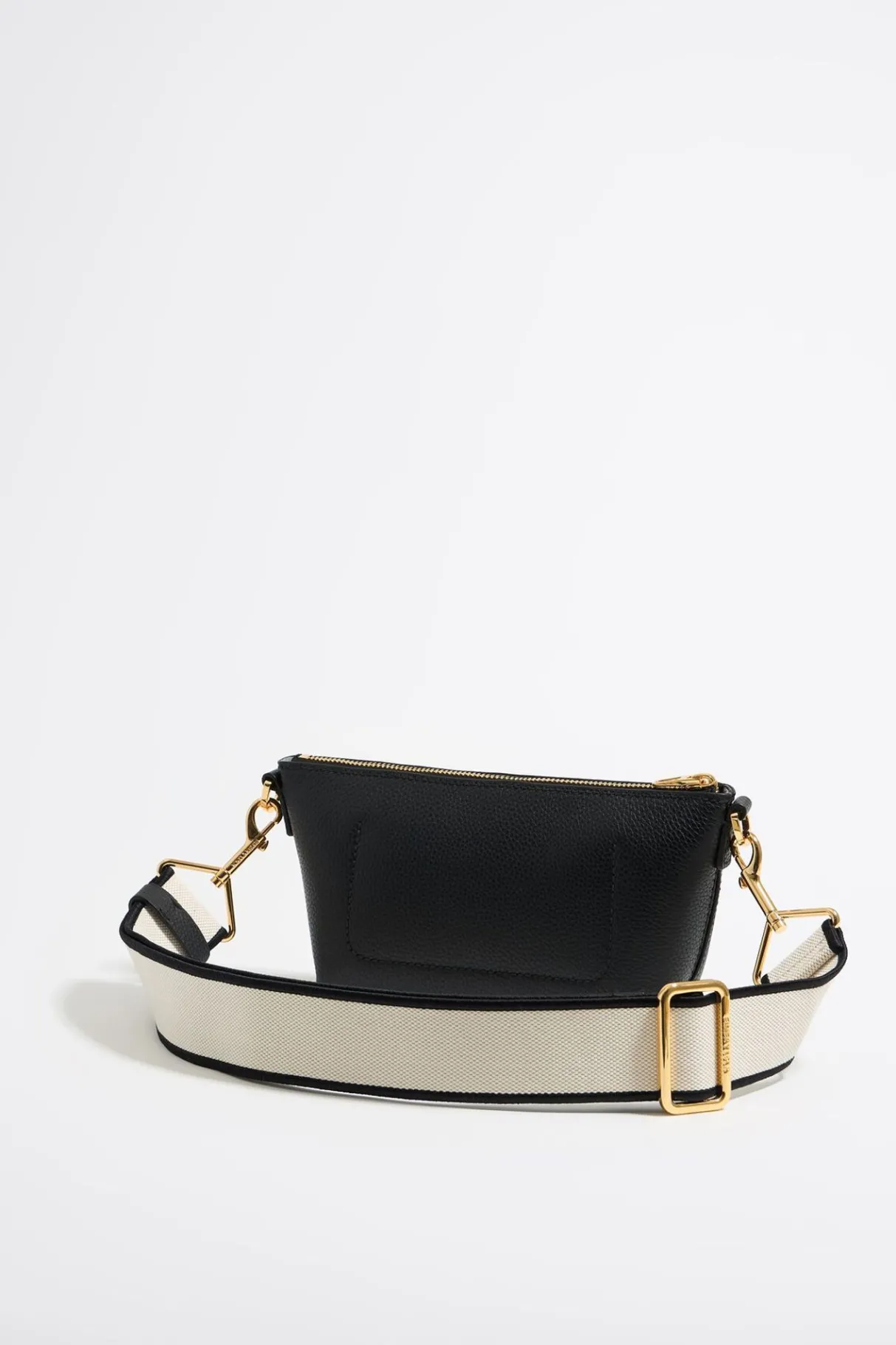 Mujer BIMBA Y LOLA Bolsos Piel<Bolso Trapecio Mini Piel Negro