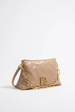 Mujer BIMBA Y LOLA Bolsos Piel<Bolso Trapecio Pequeno Piel Camel