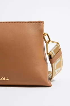 Mujer BIMBA Y LOLA Bolsos Piel<Bolso Trapecio Pequeno Piel Miel