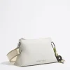Mujer BIMBA Y LOLA Bolsos Piel<Bolso Trapecio Pequeno Piel Blanco Roto