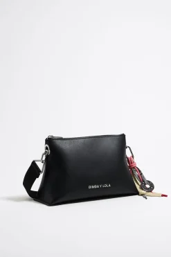 Mujer BIMBA Y LOLA Bolsos Piel<Bolso Trapecio Pequeno Piel Negro