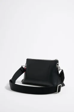 Mujer BIMBA Y LOLA Bolsos Piel<Bolso Trapecio Pequeno Piel Negro