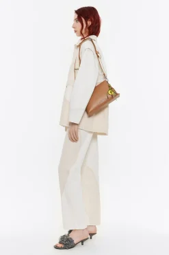 Mujer BIMBA Y LOLA Bolsos Piel<Bolso Trapecio Pequeno Piel Miel