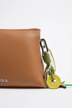 Mujer BIMBA Y LOLA Bolsos Piel<Bolso Trapecio Pequeno Piel Miel