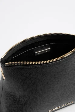 Mujer BIMBA Y LOLA Bolsos Piel<Bolso Trapecio Pequeno Piel Negro