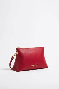 Mujer BIMBA Y LOLA Bolsos Piel<Bolso Trapecio Pequeno Piel Rojo
