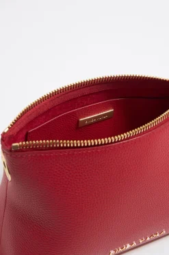 Mujer BIMBA Y LOLA Bolsos Piel<Bolso Trapecio Pequeno Piel Rojo