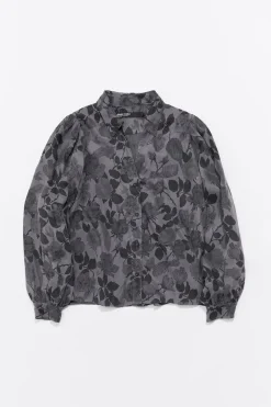 Mujer BIMBA Y LOLA Total Look<Camisa Fluida Canary Camo Caqui