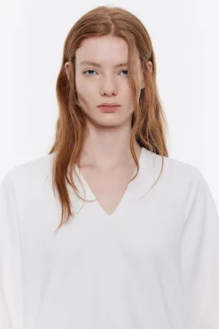 Mujer BIMBA Y LOLA Camisetas<Camiseta Capa Punto Roma Marfil