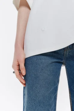 Mujer BIMBA Y LOLA Camisetas<Camiseta Capa Punto Roma Marfil