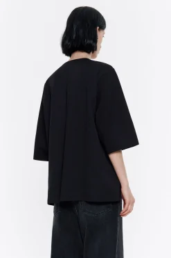 Mujer BIMBA Y LOLA Camisetas<Camiseta Capa Punto Roma Negra