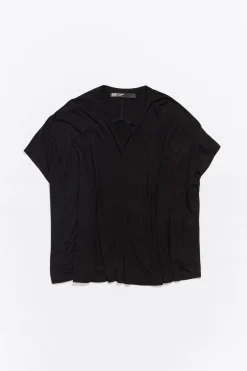 Mujer BIMBA Y LOLA Camisetas<Camiseta Larga Oversize Negra