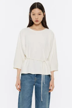 Mujer BIMBA Y LOLA Camisetas<Camiseta Manga Murcielago Marfil