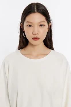 Mujer BIMBA Y LOLA Camisetas<Camiseta Manga Murcielago Marfil