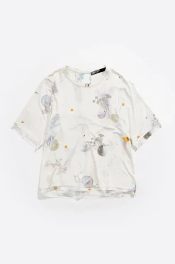 Mujer BIMBA Y LOLA Camisetas<Camiseta Nudo Waves Marfil