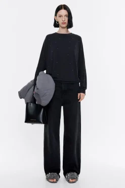 Mujer BIMBA Y LOLA Camisetas<Camiseta Piedras Negra