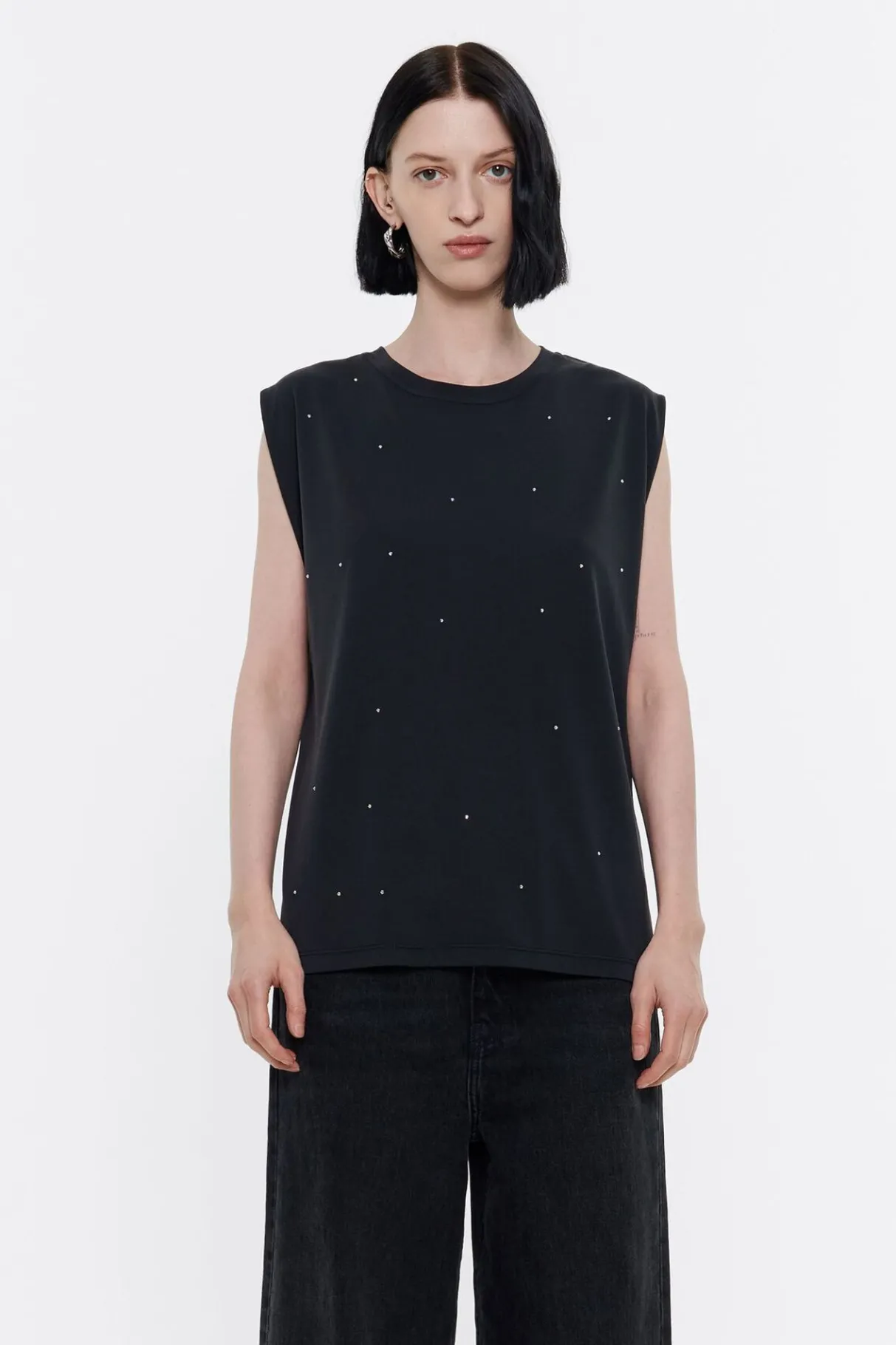 Mujer BIMBA Y LOLA Camisetas<Camiseta Piedras Negra