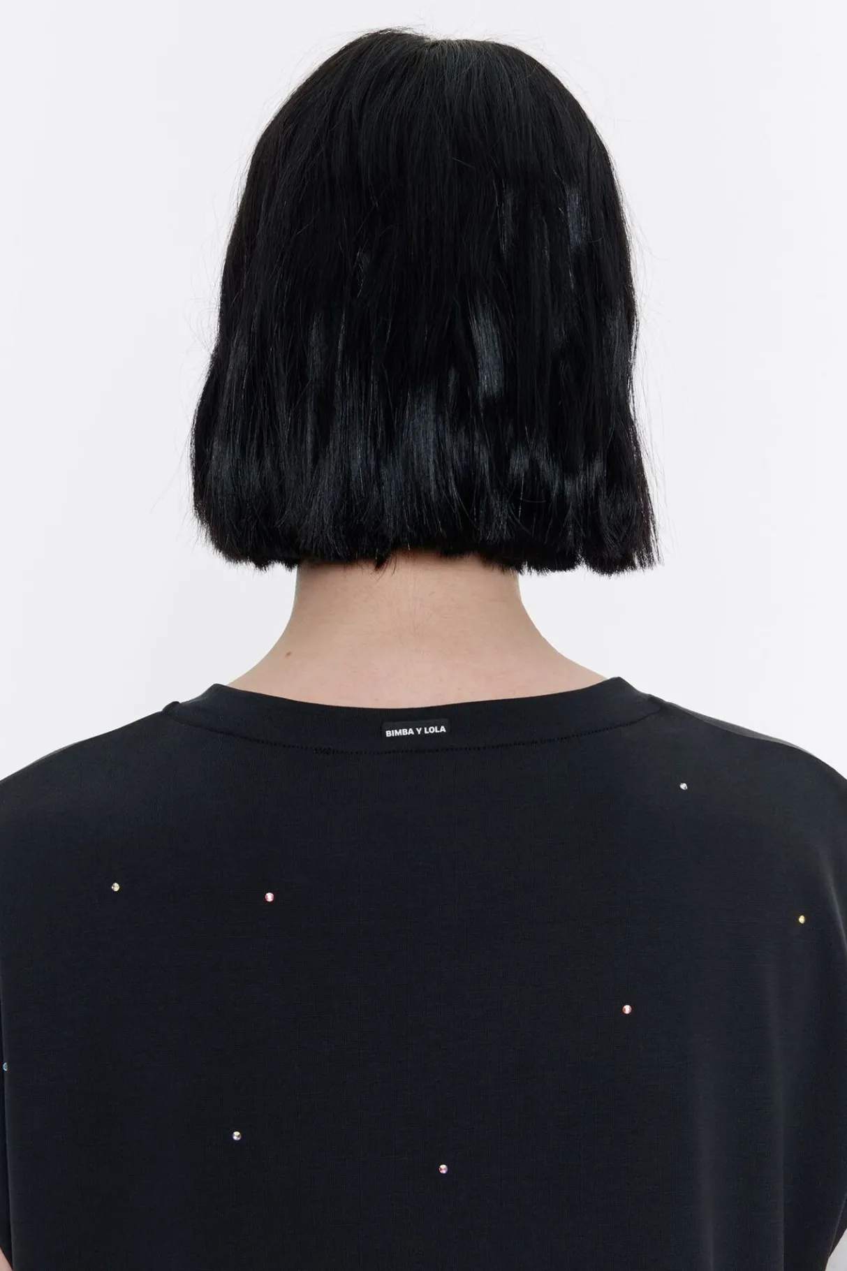 Mujer BIMBA Y LOLA Camisetas<Camiseta Piedras Negra