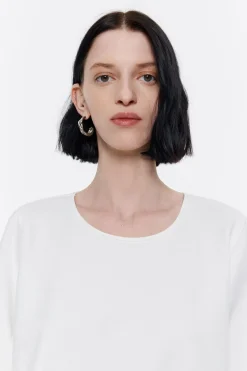 Mujer BIMBA Y LOLA Camisetas<Camiseta Punto Roma Marfil