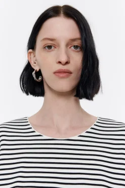 Mujer BIMBA Y LOLA Camisetas<Camiseta Punto Roma Rayas