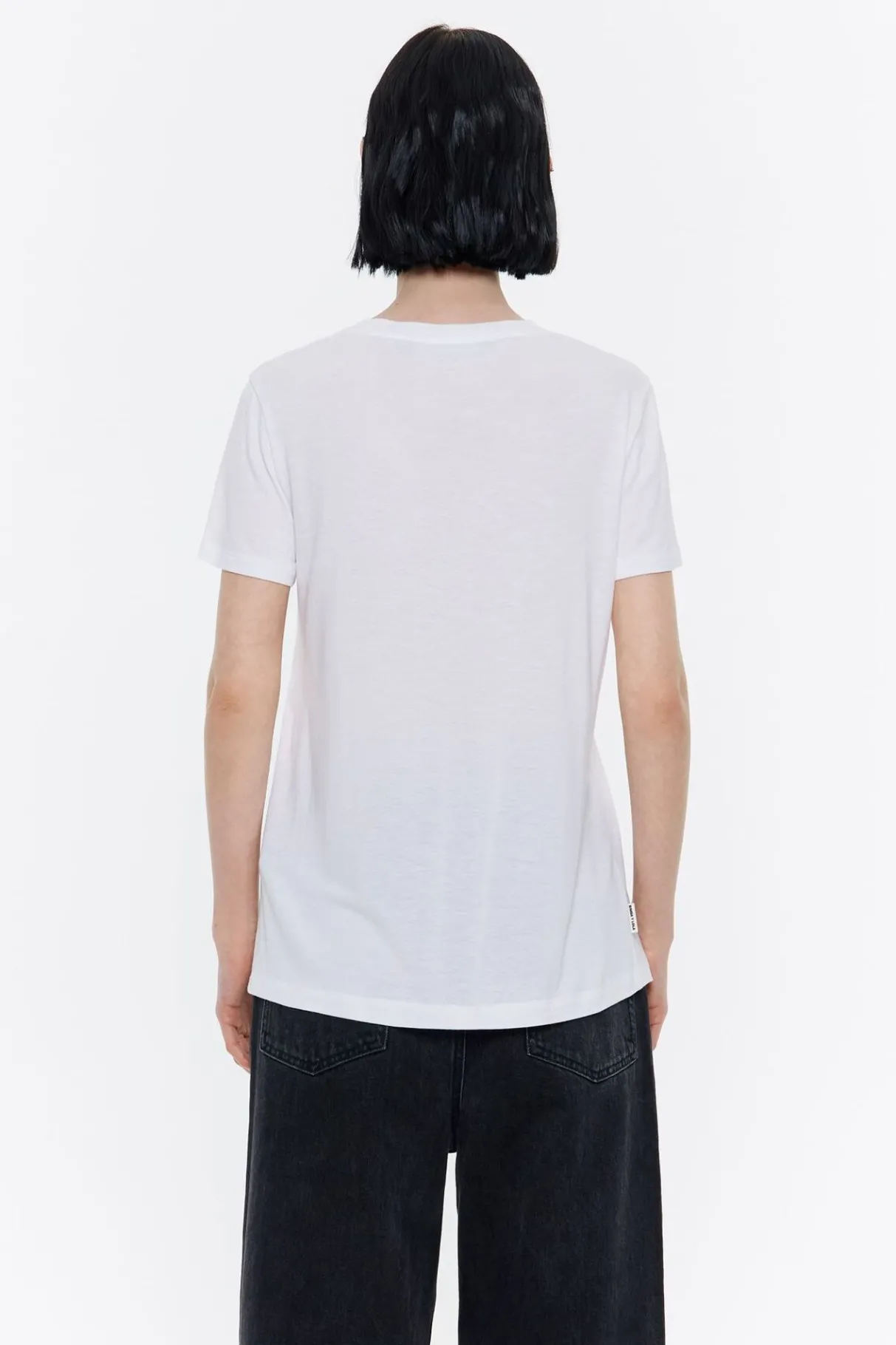 Mujer BIMBA Y LOLA Camisetas<Camiseta Recta Blanca