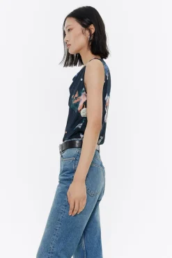 Mujer BIMBA Y LOLA Camisetas<Camiseta Waves Antracita