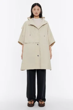 Mujer BIMBA Y LOLA Gabardinas Y Chaquetas<Capa Oversize Algodon Piedra