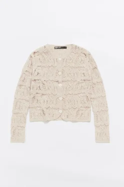 Mujer BIMBA Y LOLA Punto<Cardigan Algodon Jacquard Arena