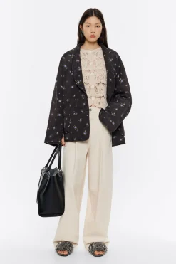 Mujer BIMBA Y LOLA Punto<Cardigan Algodon Jacquard Arena