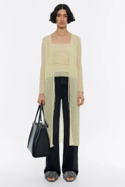 Mujer BIMBA Y LOLA Punto<Cardigan Largo Maxi Punto Lima