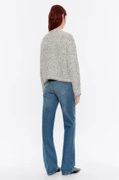 Mujer BIMBA Y LOLA Punto<Cardigan Recto Marfil